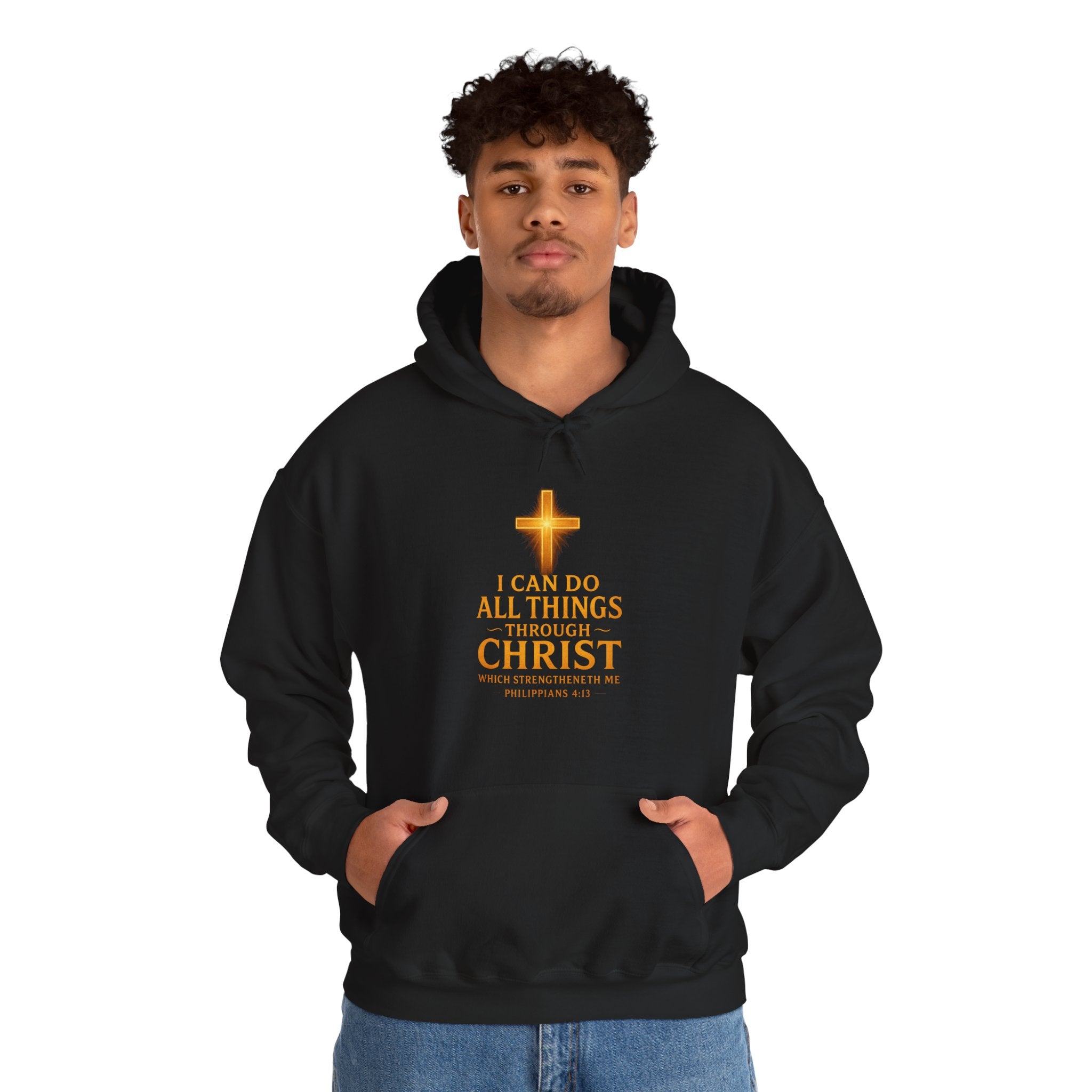 I Can Do All Things Through Christ Philippians 4:13 Christian Hoodie Sweatshirt