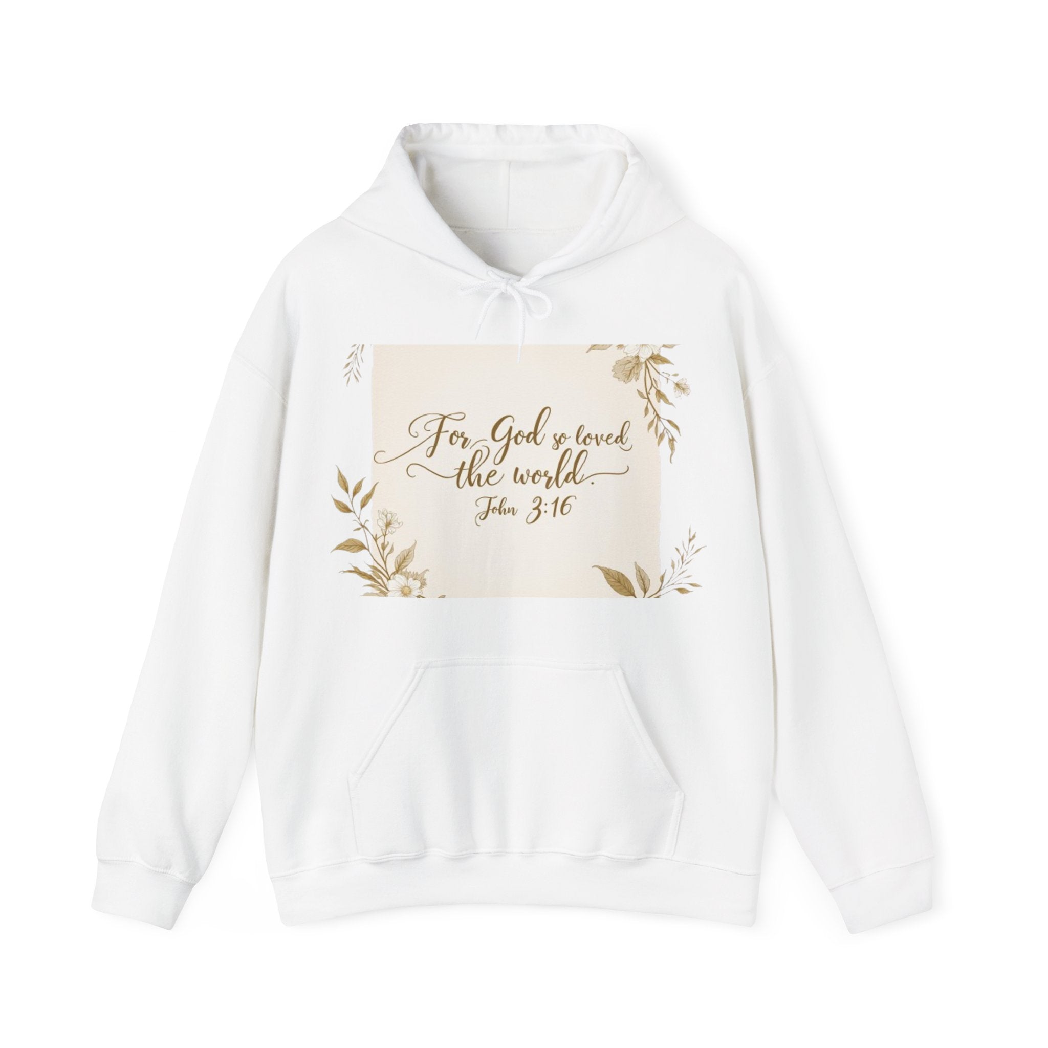 For God So Loved The World Christian Hoodie Sweatshirt
