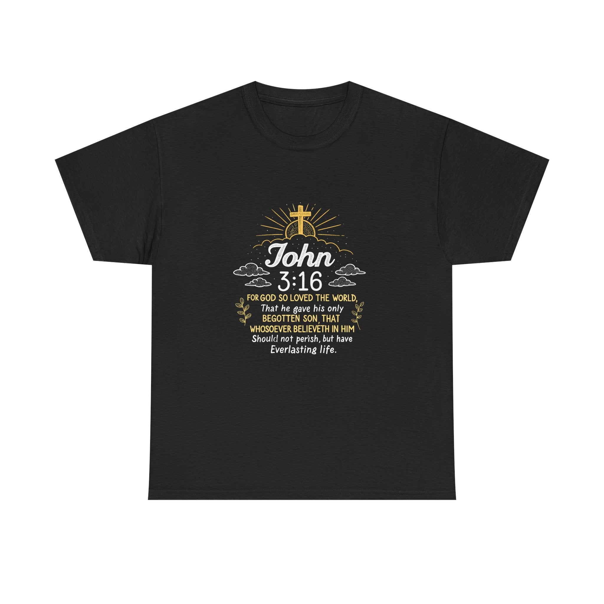 For God So Loved The World John 3:16 Christian Tshirt