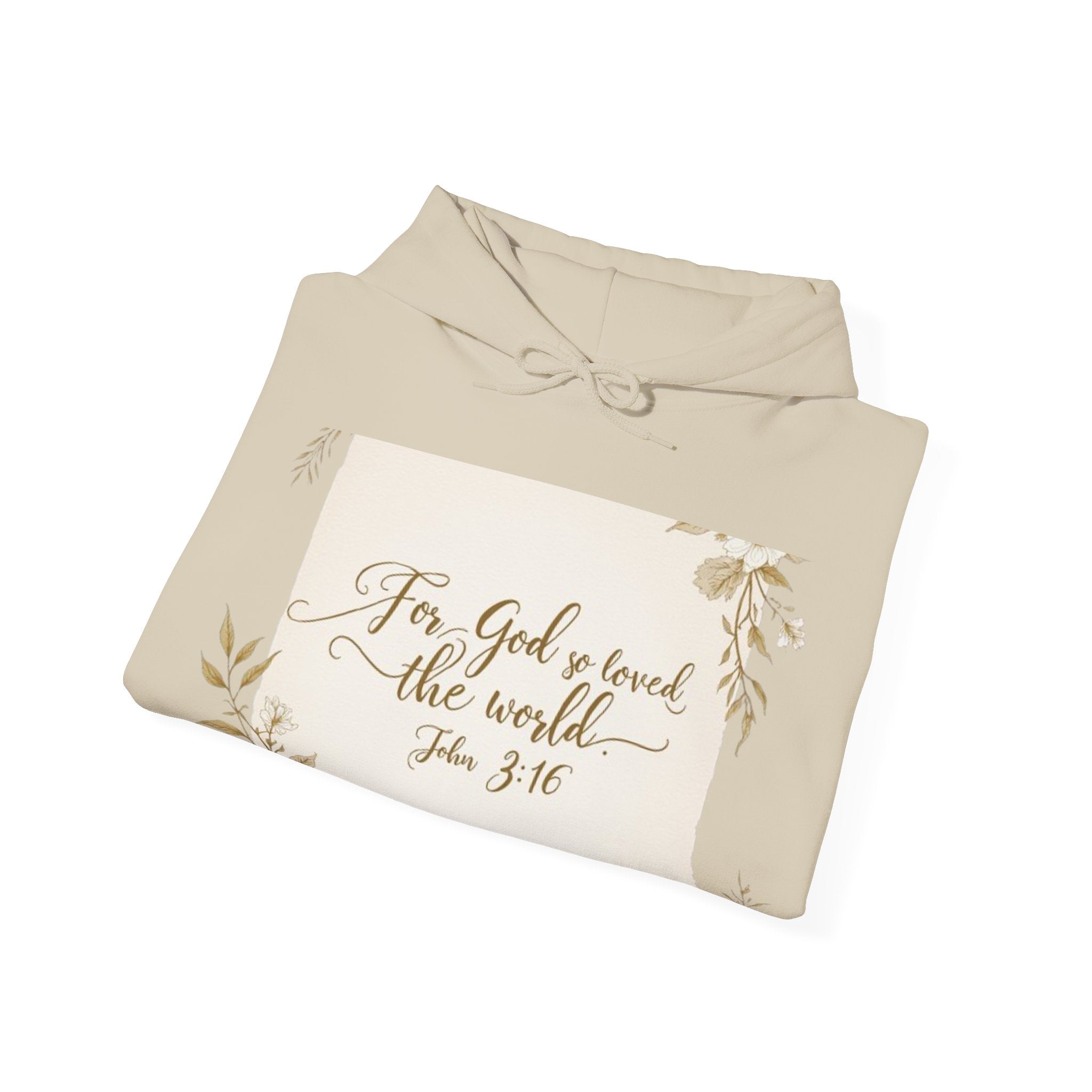 For God So Loved The World Christian Hoodie Sweatshirt