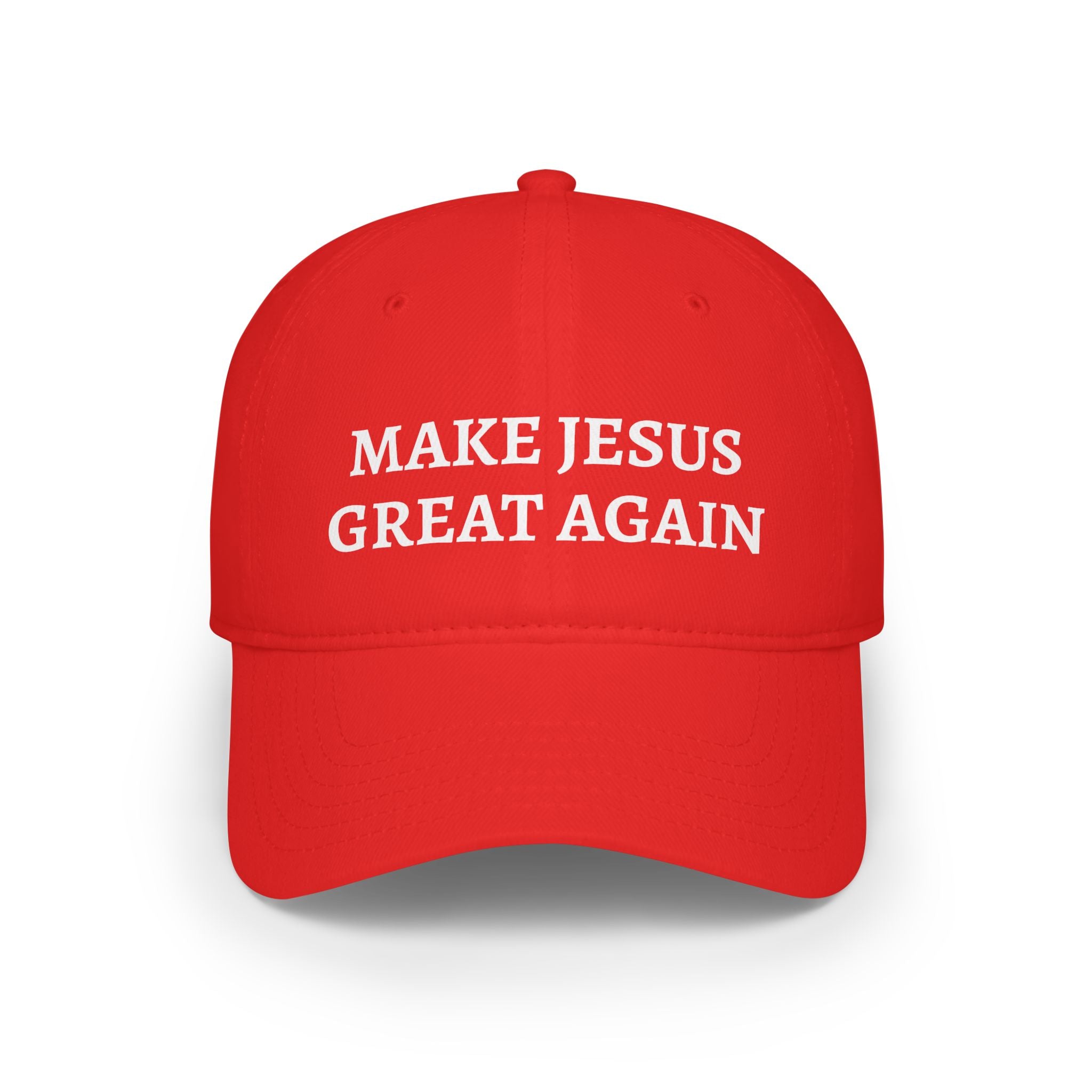 Make Jesus Great Again Low Profile Baseball Cap