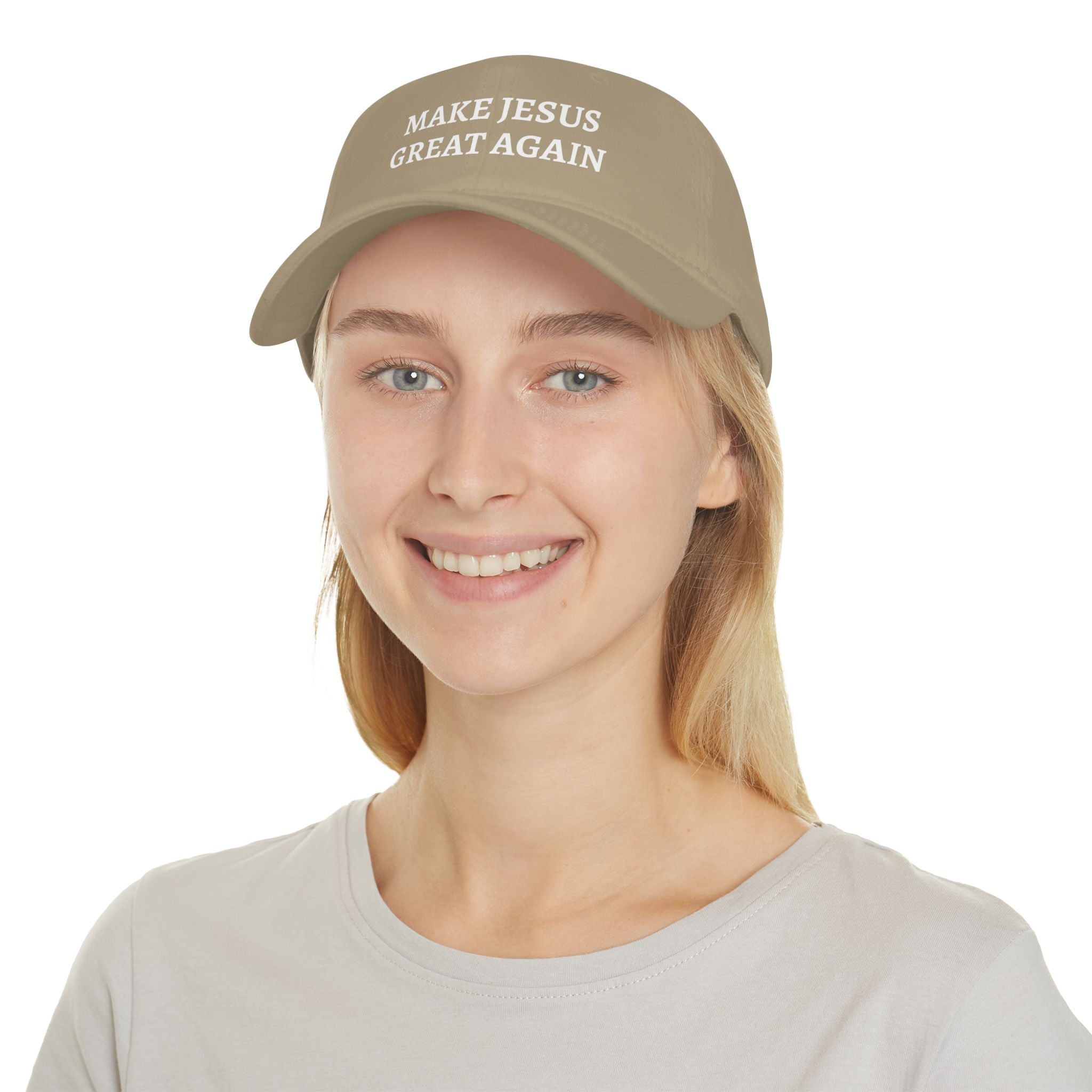 Make Jesus Great Again Low Profile Baseball Cap