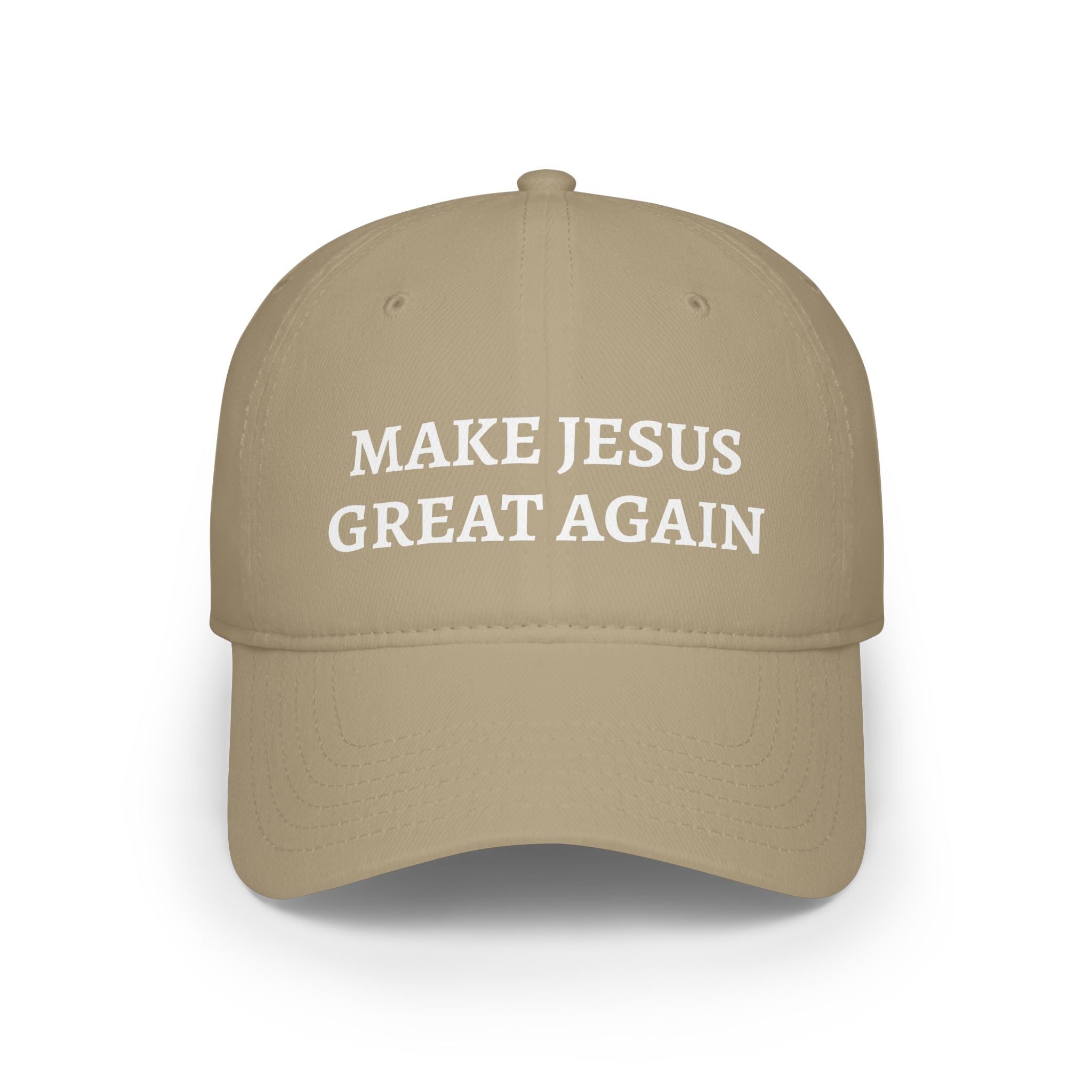 Make Jesus Great Again Low Profile Baseball Cap