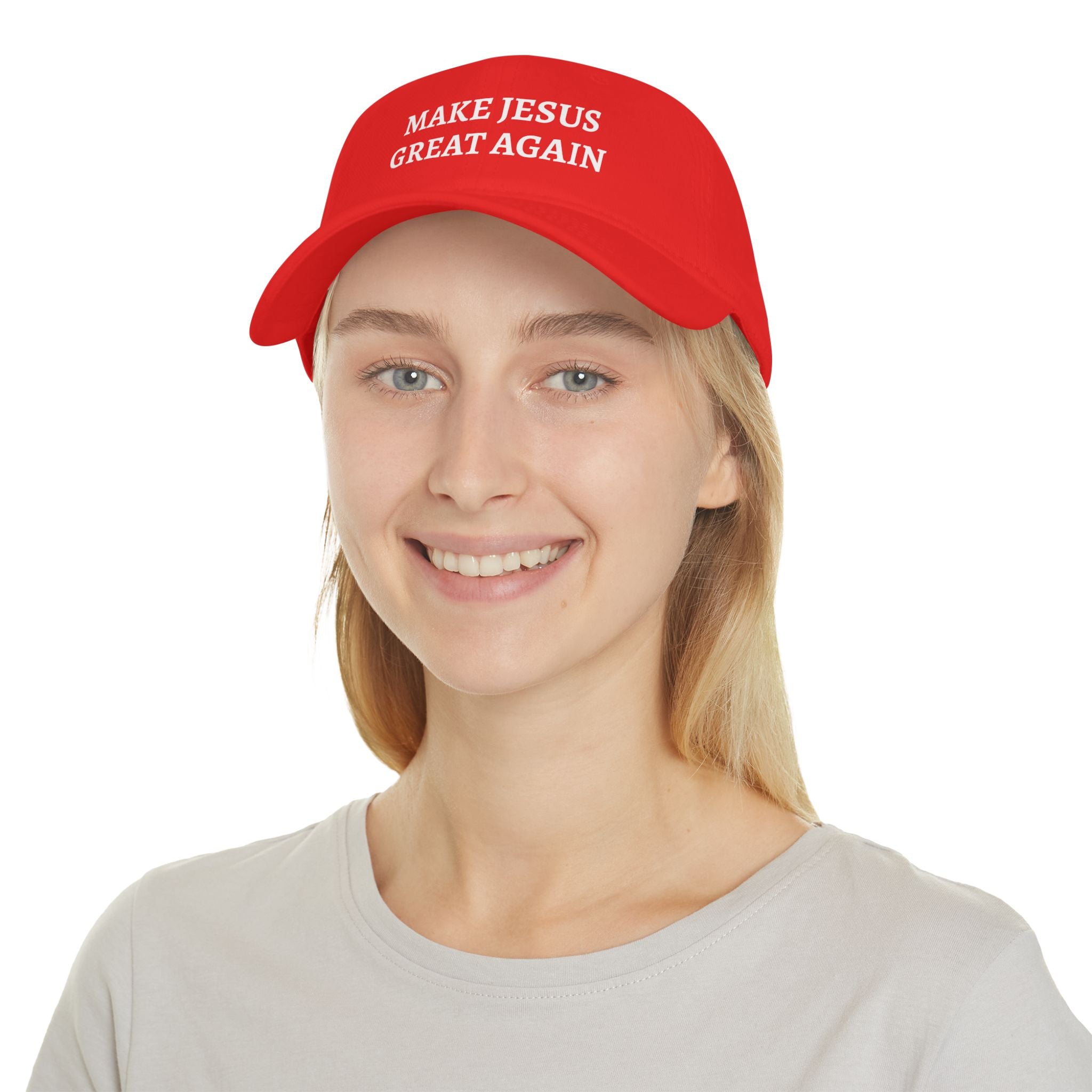 Make Jesus Great Again Low Profile Baseball Cap