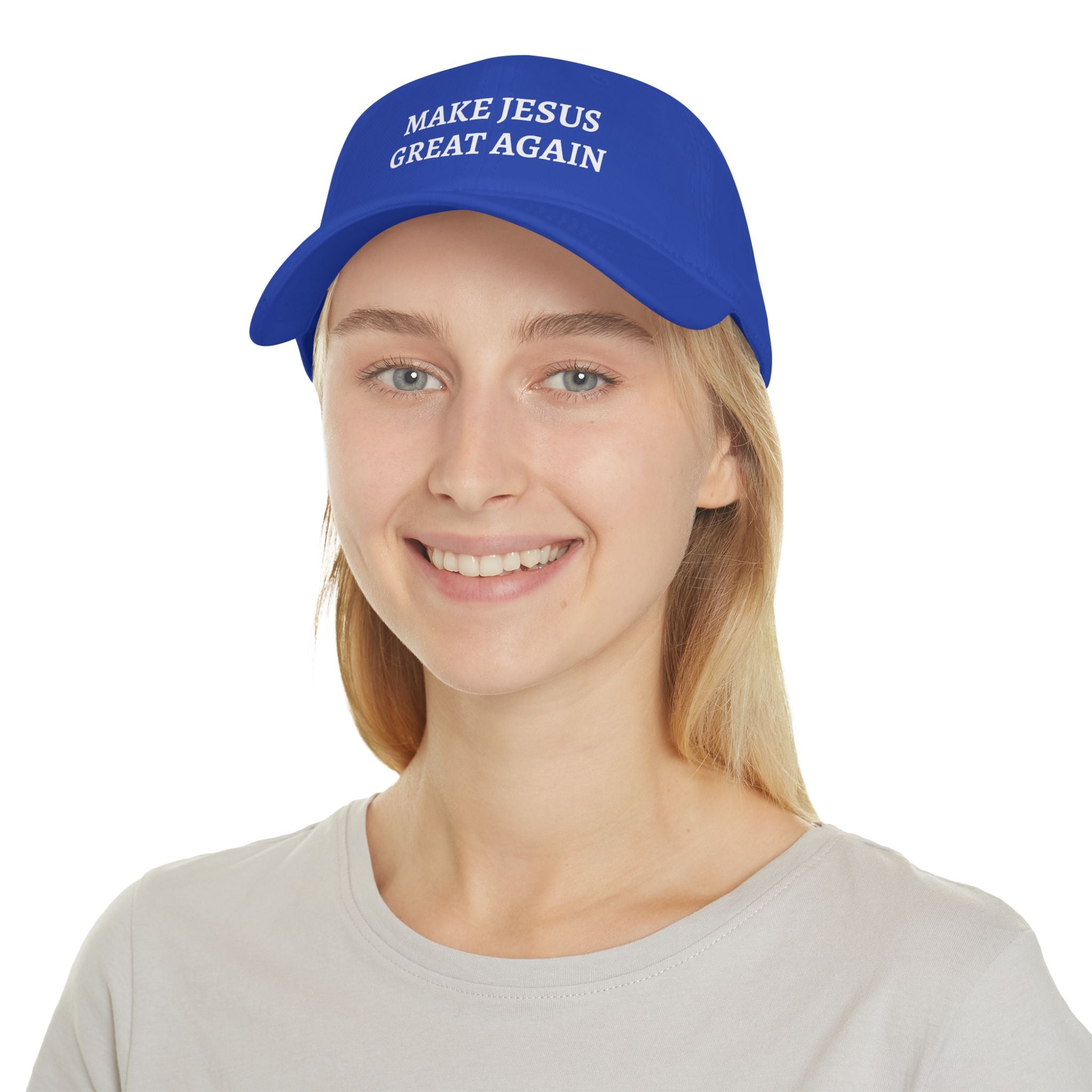 Make Jesus Great Again Low Profile Baseball Cap